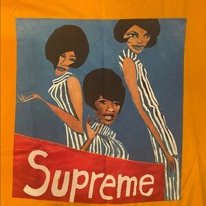 Supreme small box logo tee ss20 orange (L)